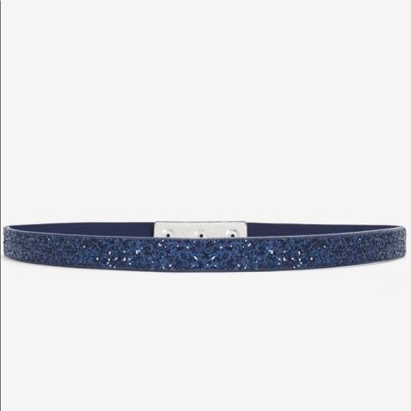 White House Black Market Accessories - WHBM Blue Embellished Belt Size Large